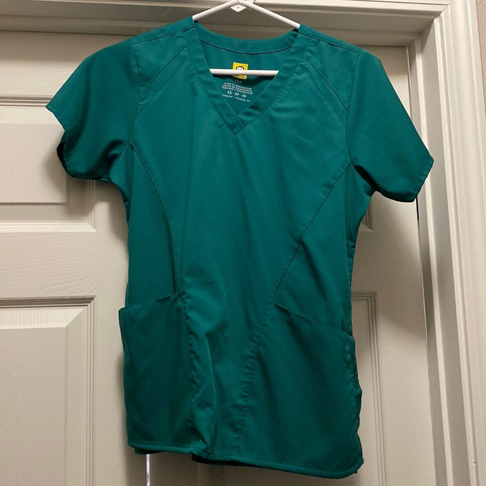Hunter Green Scrubs Set